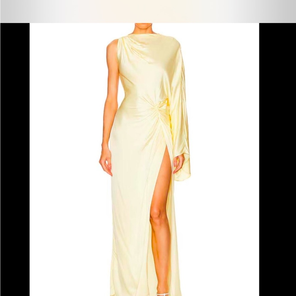 L’Academie Cassia Gown in Lemon